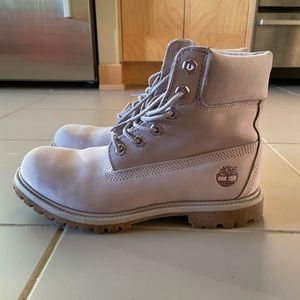 Timberland Light Grey Premium Waterproof Boots